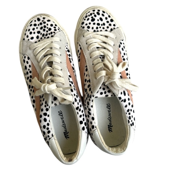 Madewell Sidewalk Cowhide Suede Low Top Sneakers Size 6 - Picture 4 of 6